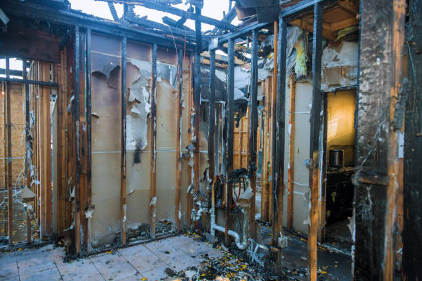 Professional Fire Damage Repair technician working in Berlin, NJ